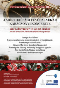 Fúvószenei koncertsorozat III. - Karácsonyi koncert - plakát