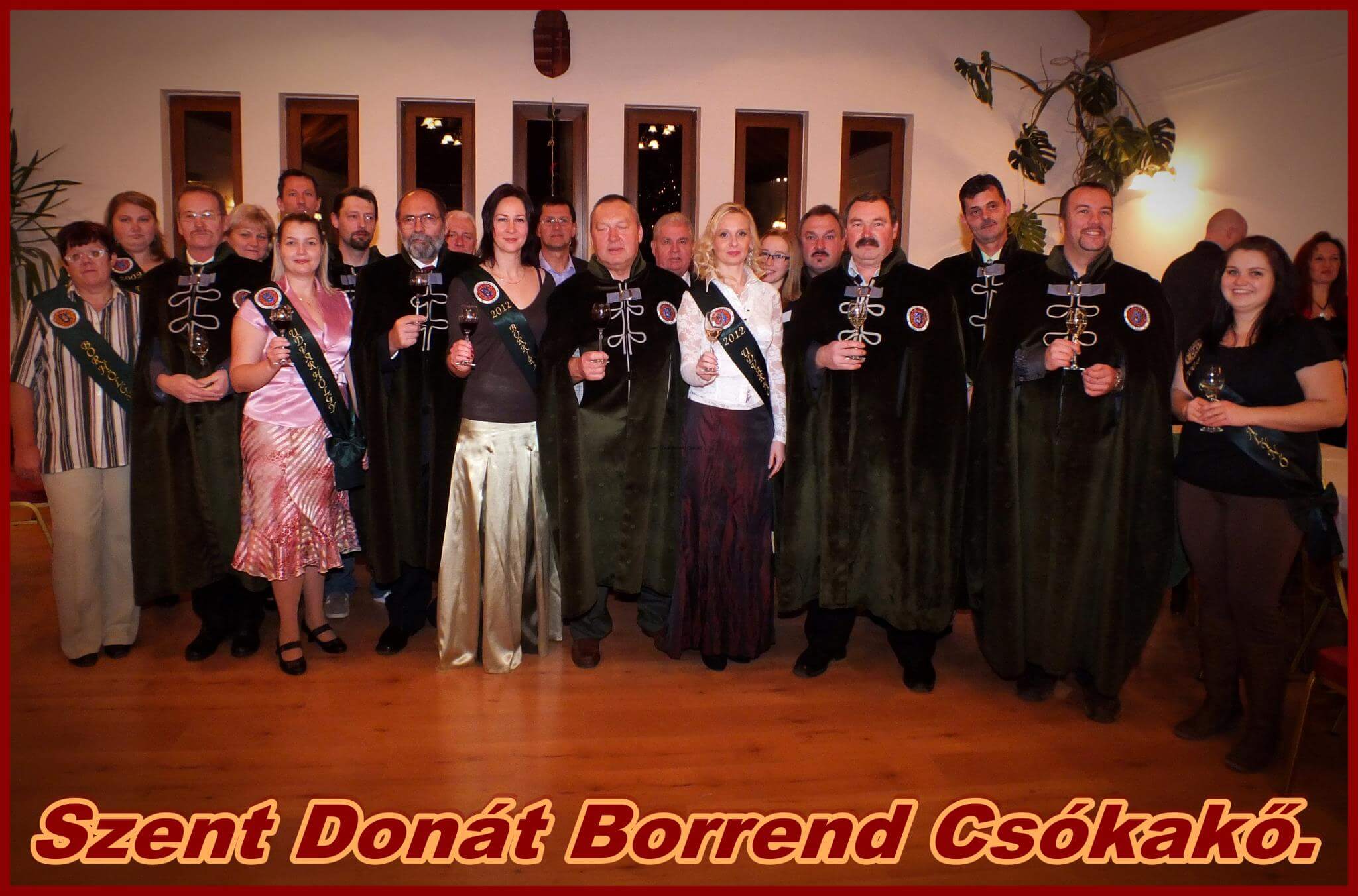 Szent Donát Borrend - csoportkép