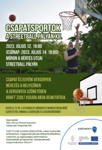 Csapatsportok a streetball pályán XII. - plakát
