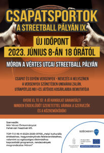 Csapatsportok a streetball pályán IX. - plakát