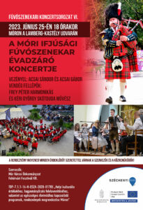 Fúvószenei koncertsorozat - évadzáró - plakát