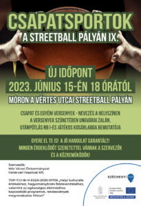 Csapatsportok a streetball pályán IX. - plakát