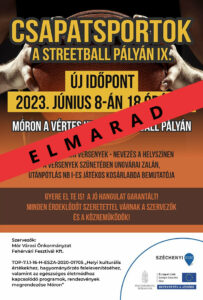 Csapatsportok a streetball pályán IX. -elmarad