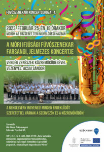 Fúvószenei koncertsorozat IV. - Farsangi koncert - plakát