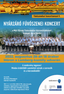 Fúvószenei koncertsorozat - Nyárzáró koncert - plakát