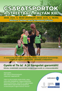 Csapatsportok a streetball-pályán XIII. - plakát
