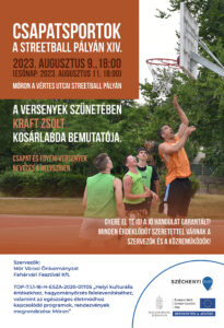 Csapatsportok a streetball-pályán XIV. - plakát