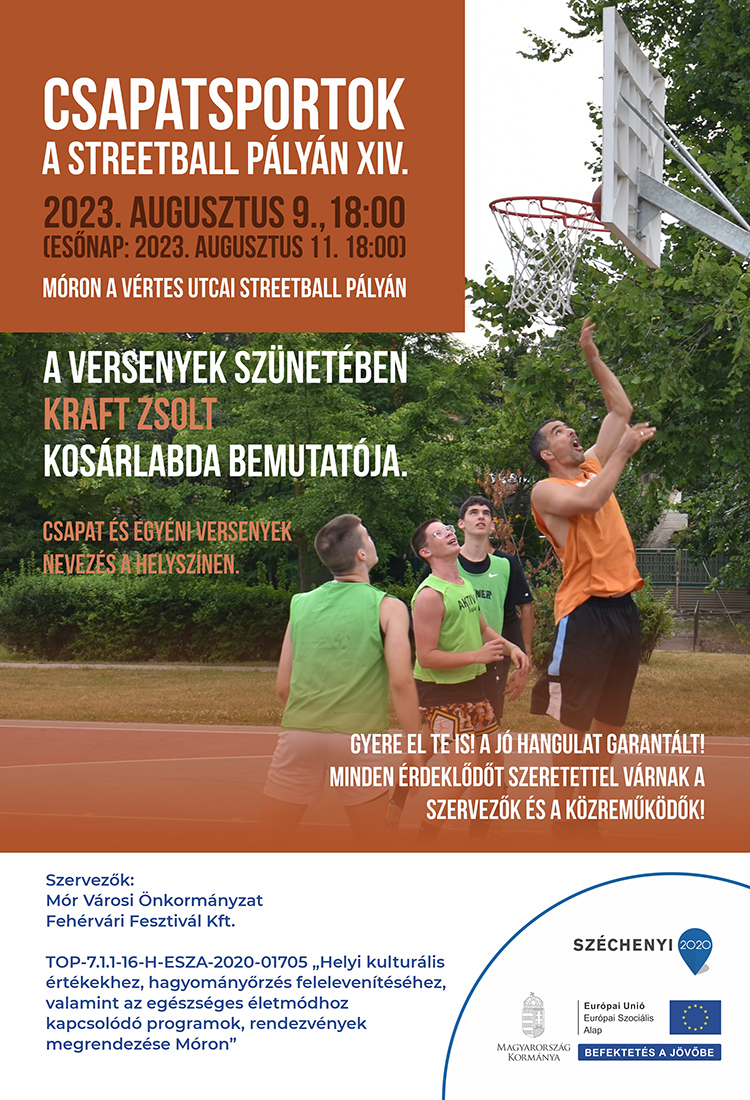 Csapatsportok a streetball-pályán XIV. - Mór
