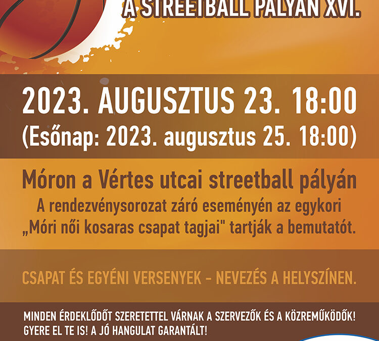 Csapatsportok a streetball-pályán XVI. 2023