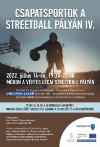 Csapatsportok a streetball pályán IV. - plakát