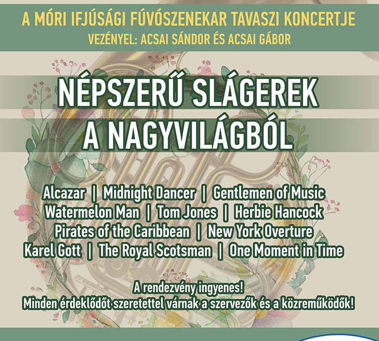 Fúvószenei koncertsorozat V. – Tavaszi koncert 2023