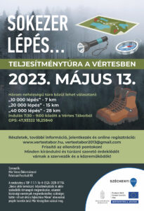 Sokezer lépés - teljesítménytúra a Vértesben - plakát