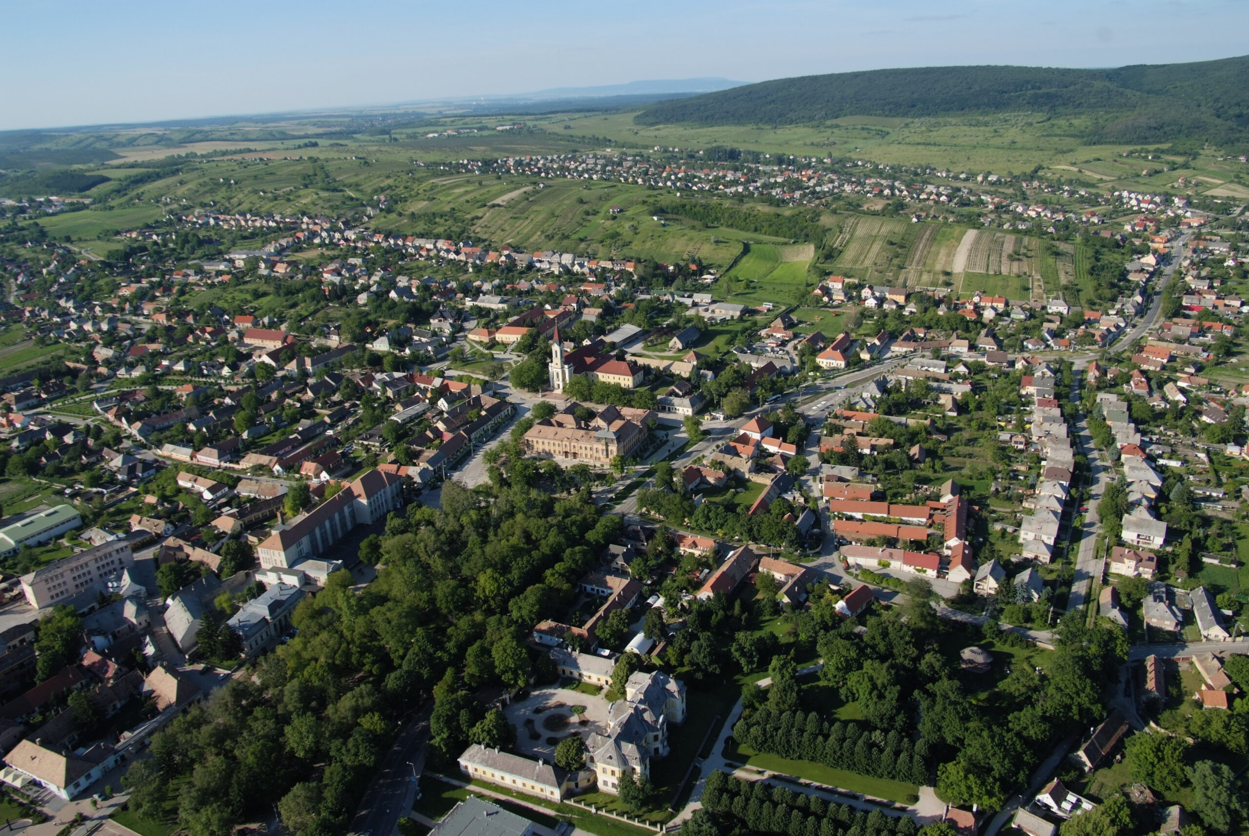 Mór légifelvétel 