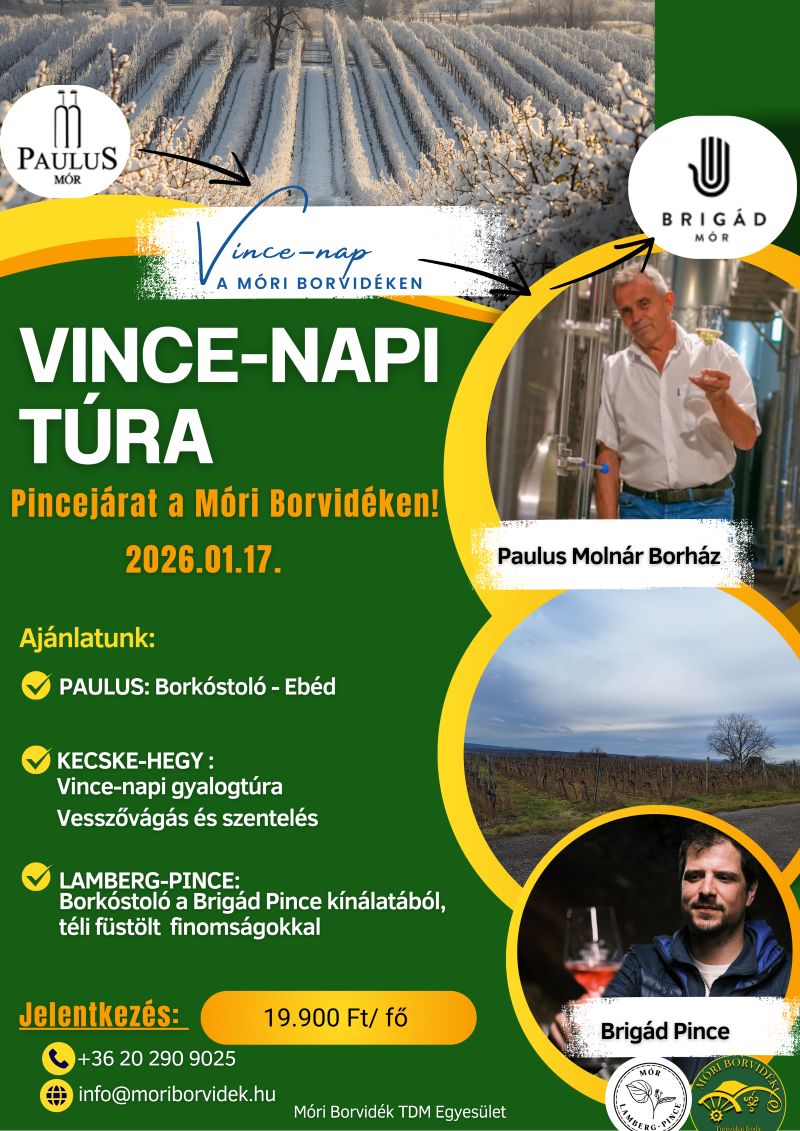 Vince-napi gyalog túra a Móri borvidéken