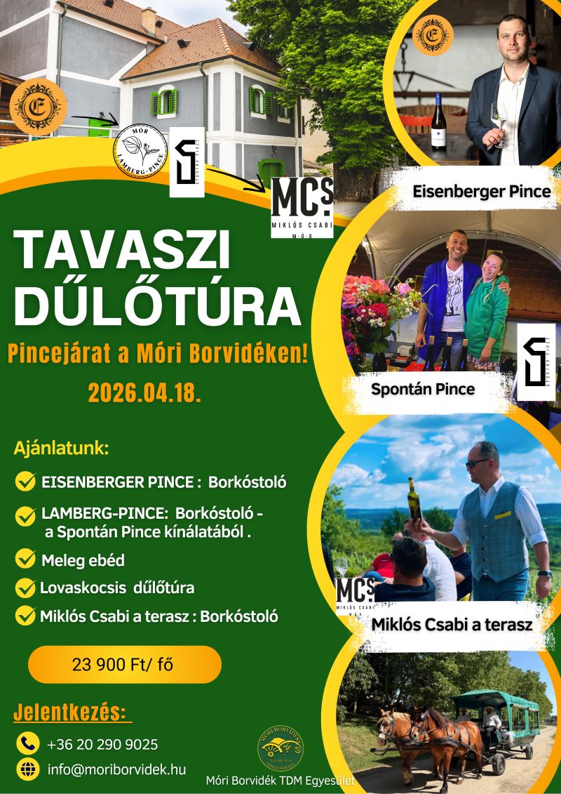  Tavaszi Dűlőtúra 2026 – Móri Borvidék